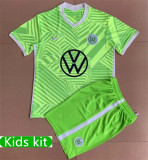 Kids kit 21-22 Wolfsburg home Thailand Quality
