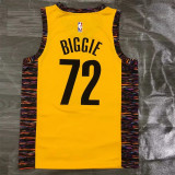 Brooklyn Nets 篮网队 纪念版 黄色迷彩 72号 BIGGIE