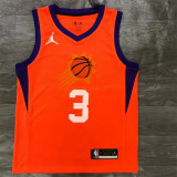 Phoenix Suns 21赛季 太阳队 Jordan主题 橙色 3号 保罗