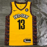 Brooklyn Nets 篮网队 纪念版 黄色迷彩 13号 哈登