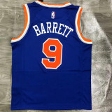 New York Knicks 尼克斯队 蓝色 9号 巴雷特