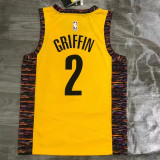 Brooklyn Nets 篮网队 纪念版 黄色迷彩 2号 格里芬