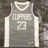 Los Angeles Clippers 21赛季 快船队 奖励版 灰色 23号 威廉姆斯