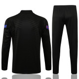 21-22 Barcelona (black) Training Adult Sweater tracksuit set Training Suit