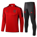 21-22 Flamengo (Red) Adult Soccer Jacket Training Suit