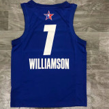 NBA All-Star Game 21赛季 全明星 蓝色 1号 威廉姆森