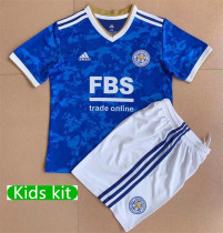 Kids kit 21-22 Leicester City home (FBS) Thailand Quality