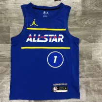 NBA All-Star Game 21赛季 全明星 蓝色 1号 威廉姆森