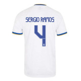 SRERGIO RAMOS 4# 21-22 Real Madrid home Fans Version Thailand Quality