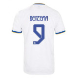 BENZEMA 9# 21-22 Real Madrid home Fans Version Thailand Quality