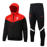 21-22 Liverpool (black) Windbreaker Soccer Jacket Training Suit