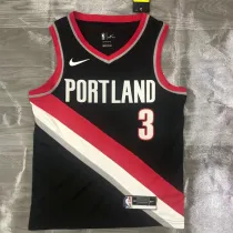 Portland Trail Blazers 21赛季 开拓者 黑色 3号 麦科勒姆