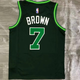 Boston Celtics 21赛季 凯尔特人队 奖励版墨绿 7号 布朗