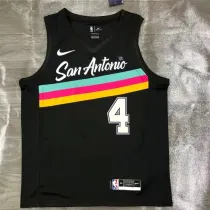 San Antonio Spurs 21赛季马刺队 城市版 4号 怀特