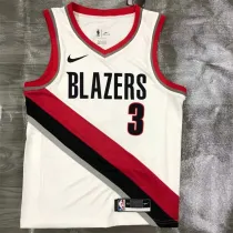 Portland Trail Blazers 21赛季 开拓者 主场 白色 3号 麦科勒姆