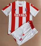 21-22 Stoke home Set.Jersey & Short High Quality