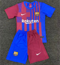 Kids kit 21-22 FC Barcelona home Thailand Quality