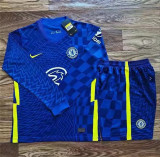 Long sleeve 21-22 Chelsea home Set.Jersey & Short High Quality