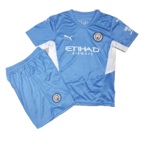 Kids kit 21-22 Manchester City home Thailand Quality