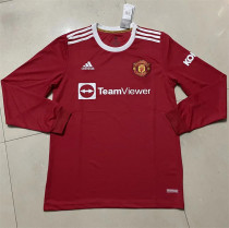 21-22 Manchester United home Long sleeve Thailand Quality