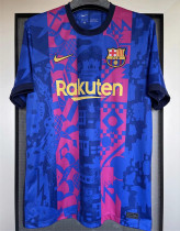 21-22 FC Barcelona Third Away Fans Version Thailand Quality