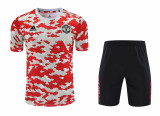 21-22  Manchester United (Training clothes) Set.Jersey & Short High Quality