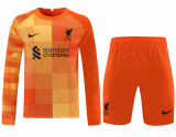 Long sleeve 21-22 Liverpool (Goalkeeper) Set.Jersey & Short High Quality