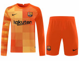 Long sleeve 21-22 FC Barcelona (Goalkeeper) Set.Jersey & Short High Quality