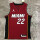Miami Heat 21赛季热火队Jordan主题 枣红色 V领 22号 巴特勒