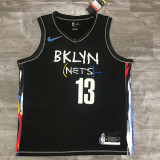 Brooklyn Nets 21赛季布鲁克林 篮网队城市版 涂鸦款 13号 哈登