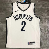 Brooklyn Nets 篮网队V领 白色 2号 格里芬