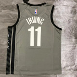 Brooklyn Nets 21赛季篮网队JORDAN主题灰色球衣 11号 欧文