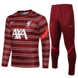 21-22 Liverpool (Red) Adult Sweater tracksuit set