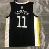 Golden State Warriors 19赛季勇士队 黑色V领城市版 11号汤普森