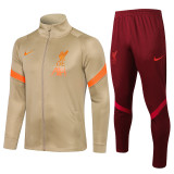 21-22 Liverpool (yellow) Jacket Adult Sweater tracksuit set