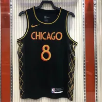Chicago Bulls 21赛季公牛队城市版 8号 拉文