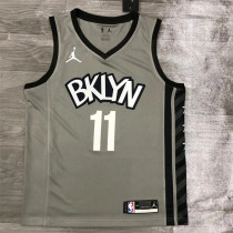 Brooklyn Nets 21赛季篮网队JORDAN主题灰色球衣 11号 欧文