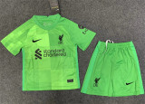 Kids kit 21-22 Liverpool (Goalkeeper) Thailand Quality