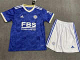 21-22 Leicester City home (FBS) Set.Jersey & Short High Quality