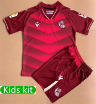 Kids kit 21-22 Real Sociedad Away Thailand Quality