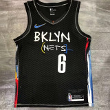 Brooklyn Nets 新款21赛季篮网队城市版6号小乔丹