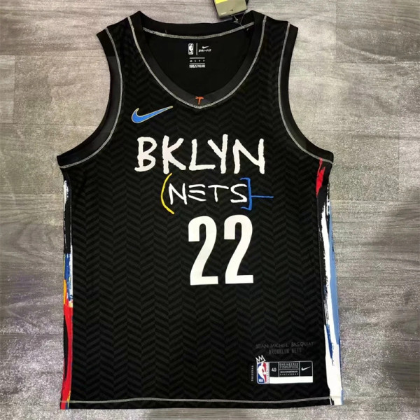 Brooklyn Nets 新款21赛季篮网队城市版22号勒韦尔