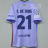 21-22 FC Barcelona Away Fans Version Thailand Quality