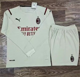 Long sleeve 21-22 AC Milan home Set.Jersey & Short High Quality