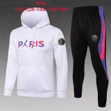 Young 21-22 Paris Saint-Germain (White) Hoodie Sweater tracksuit set