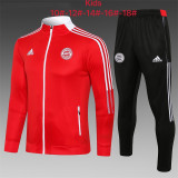 Young 21-22 Bayern München (Red) Jacket Sweater tracksuit set