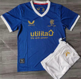 Kids kit 21-22 Rangers home Thailand Quality