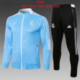 Young 21-22 Real Madrid (blue) Jacket Sweater tracksuit set