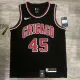 Chicago Bulls NBA 公牛队黑色圆领 45号乔丹