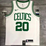 Boston Celtics NBA凯尔特天队复古白色 20号雷.阿伦